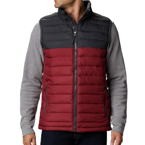 Chaleco Acolchado para Hombre, Cálido, con Cierre, Ligero, Impermeable, sin Mangas, con Bolsillos y Capucha - Product Image 1