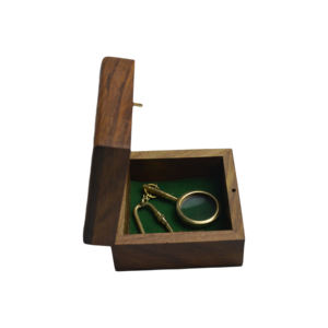 New Designer <b>Key</b> <b>Chain</b> With Completely Magnifier Shaped and Shiny Golden Colored Finishing Design <b>Key</b> Ring - Product Image 1