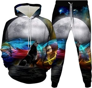 Vêtements de sport confortables au design moderne, ensemble de survêtement pour homme en sublimation, doux, 100% coton, respirant, ensemble de survêtement pour homme en sublimation - Product Image 3