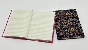 Carnet en tissu imprimé coton 6x8 pouces avec lien en cordon pour journalisation, cadeaux, papeterie, notes, voyages, 100 feuilles, couleur personnalisée - Product Image 4