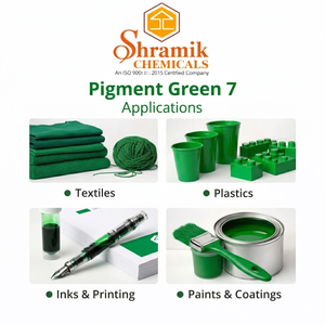 Pigmento Organico Chimico Shramik Verde 7 in Polvere, Purezza 100%, MF C32Cl16CuN8 CAS 1328-53-6, Ftalocianina Grado Industriale Gujarat - Product Image 4