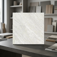 Carreaux de porcelaine polis Dyna Beige 600x600mm, aspect marbre brillant 60x60cm, carreaux de sol en céramique effet ciment 2x2 pi