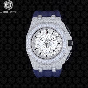 Charm_Jewells Luxury Stainless Steel <b>Watch</b> Round Case 38mm Analog Quartz Sapphire Crystal Hollow Out Design Women Fashion - Product Image 1