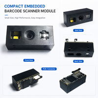 TOTINFO - Motor de Escáner de Códigos de Barras 1D/2D Integrado para Kiosco de Autoservicio, Módulo Lector de Códigos QR USB/UART E4700
