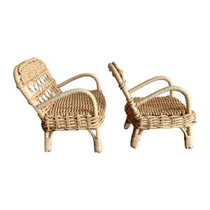 Best High Quality Wicker Baby Doll <b>Sofa</b> Cheap Price Wholesale Factory Price Hot Sale Toddler Toy Durable Couch Seat Unit - Product Image 1