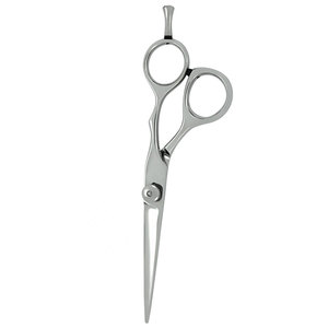 Premium German Stainless Steel Right-Handed <b>Barber</b> Scissors Silver Hair Cutting Shears Professional Sharp <b>Blade</b> Medium Scissors - Product Image 6