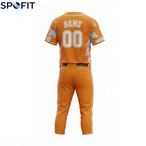 Ensemble d'uniformes de baseball sublimés sur mesure, fabricant en gros, respirant, séchage rapide, logo d'équipe personnalisé, nom et numéro du joueur - Product Image 6