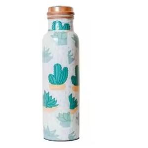 Nuevas botellas de agua de cobre impresas y pintadas con esmalte, para uso diario y para el gimnasio, suministradas por India. - Product Image 5