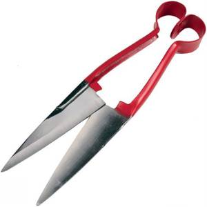 Tijeras profesionales manuales para esquilar ovejas No.10, de alta resistencia, para cortar lana, marca personalizada, mango rojo, duraderas y fáciles de usar. - Product Image 6