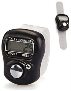 Finger Digital <b>Tally</b> <b>Counter</b> Muslim Pray Angel Style Plastic MN EXPORTS - Product Image 1