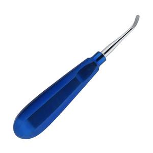 Elevador Dental de Acero Inoxidable Azul con Empuñadura Ergonómica, Instrumento Quirúrgico Manual Clase I - Product Image 2