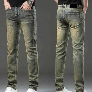 Pantalones Vaqueros con Lavado Ácido, Corte Holgado, Pierna Ancha, Estilo Retro, Moda Urbana - Product Image 1