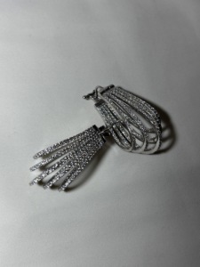 <span class=keywords><strong>Orecchini</strong></span> con diamanti in <span class=keywords><strong>argento</strong></span> sterling 925, moissanite, taglio rotondo, gioielli eleganti, brillantezza senza tempo, scintillanti, durevoli, accessori di moda - Product Image 6