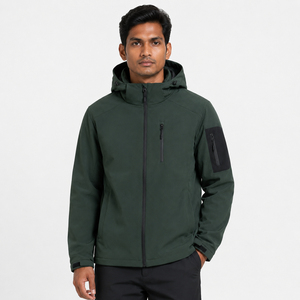 Hot Sale <b>Men's</b> Breathable Waterproof Windproof Plus Size Softshell Fleece Jacket Winter Outdoor Fishing Hiking Hooded Print - Product Image 5