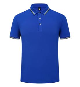 100% algodón para hombre para Polos Patrón sólido de moda Manga corta Logotipo personalizado 220G Lona ajustada Logotipo propio - Product Image 1