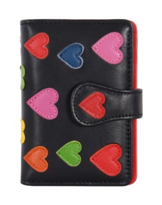 Bolsa de Cuero Genuino Nappa con Grabado de Cocodrilo Personalizada, Bolsa con Cierre y Estampado de Corazones, Marca Privada OEM/ODM, Venta al Por Mayor, Linda y Moderna - Product Image 1