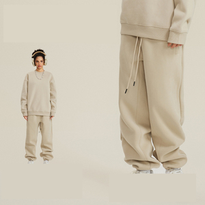 Chándal de invierno transpirable de alta calidad para hombre, talla grande, 100% algodón polar, con capucha y cordón, color liso, el más vendido de 2026 - Product Image 2