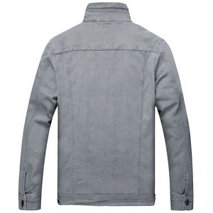 Fabricant de vêtements en gros, vestes en jean pour hommes, vestes en jean basiques de couleur unie personnalisées, vestes en jean pour hommes fabriquées au Pakistan - Product Image 2