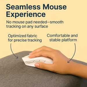 2025 New Soft Memory Foam Lap Desk <b>Pillow</b> Healthy Back Arm Rest <b>for</b> Gaming & <b>Reading</b> Solid Pattern Pocket Compatible <b>Bed</b> - Product Image 6