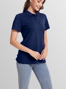 Camiseta para Mujer, Silueta Ajustada, Mezcla de Algodón, Transpirable, de Secado Rápido, Ligera, Elegante, Estilo Moderno, para Uso Diario Profesional - Product Image 2