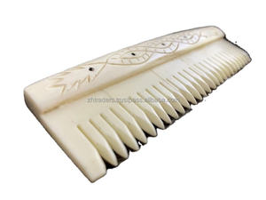 Peigne en os de buffle fait à la main Peigne en os de buffle poli Peigne à cheveux en os de buffle de haute qualité du fabricant indien - Product Image 4