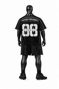 Ensemble de maillot et short de football américain de qualité supérieure, uniforme sportif respirant, vêtements d'équipe personnalisés pour les entraînements et les matchs - Product Image 3