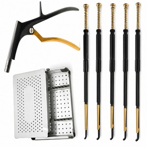 Ensemble d'instruments chirurgicaux orthopédiques pour la colonne vertébrale : Rongeur rotatif Kerrison interlaminar en acier inoxydable, manuel - Product Image 2