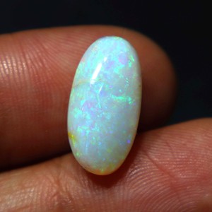 Ópalo Australiano Natural de 6 Quilates, Gema Suelta de Coober Pedy, Osam AA+++ Verde Fuego, Hecho a Mano para Joyería - Product Image 2