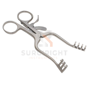 Retractor Weitlaner de Acero Inoxidable Afilado, Palanca Manual para Huesos, Instrumento Quirúrgico Ortopédico Ligero, Color Rosa, con Certificación CE - Product Image 3