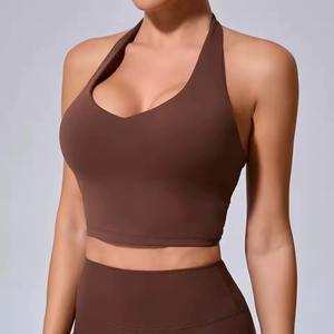 Débardeur de sport sans dos respirant et à séchage rapide, grande taille, coupe classique, pour le yoga et la gym, pour femme - Vente en gros, personnalisable, nouveau modèle - Product Image 3