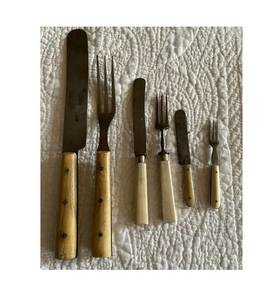 Ensemble de couverts de luxe moderne avec manche en os, cuillère, fourchette et couteau en acier inoxydable, style traditionnel, pour fêtes, compatible lave-vaisselle - Product Image 3