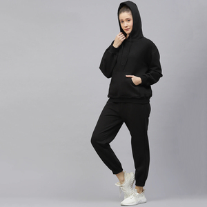 PROVEN ENTERPRISES Survêtement d'hiver décontracté pour homme à capuche, manches longues, coupe intégrale - Léger, taille élastique, en coton/polyester - Product Image 3