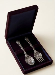 Outstanding Stainless Steel Silverware Salad <b>Server</b> With Designer Handcrafted Handle For Kitchenware Hotel Restaurant Supply - Product Image 6