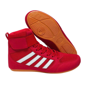 DM Pro Male <b>Boxing</b> Footwear Breathable Lace-Up Triple Mesh Synthetic Leather Wear-Resistant Grip Sole Lightweight Ready to Ship - Product Image 6