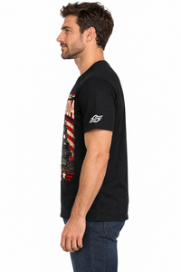 Camiseta Vintage para Hombre con Estampado de Tren, Cuello Redondo, Manga Corta, Algodón, Diseño de Locomotora de Vapor Histórica, Ropa Casual - Product Image 2