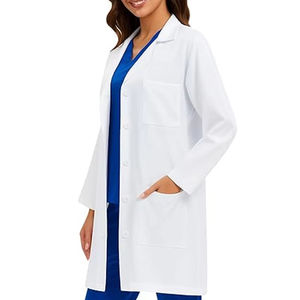 Blouses de laboratoire extensibles à faible MOQ, tenues d'hôpital confortables, uniformes médicaux d'infirmière personnalisables avec logo, vêtements de travail de qualité supérieure - Product Image 5