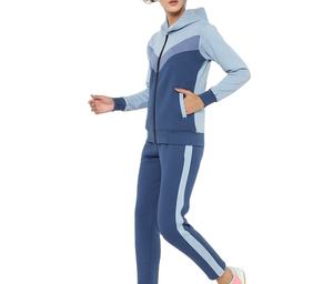 <b>Women's</b> Premium Quality Breathable Printed Tech Fleece Gym Sportswear Two Piece Training Tracksuit Plus Size Winter Fitness - Product Image 2