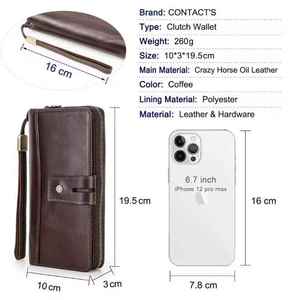 กระเป๋าสตางค์หนังแท้สีดำสำหรับผู้ชาย ดีไซน์หรูหรา ทำมือ ทรงบาง - Product Image 4