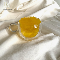 Selai Nanas Bosmos 4kg Botol Pulp Kuning - Bersertifikat HALAL/HACCP/ISO 22000, Umur Simpan 12 Bulan, Siap Sajikan untuk Bubble Tea
