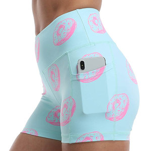 Shorts Deportivos de Cintura Alta para Mujer, Shorts de Gimnasio con Efecto Scrunch, Ropa Deportiva al Por Mayor, OEM, Marca Privada - Product Image 3