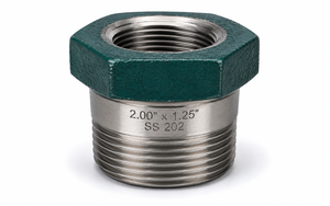 Buje Reductor Hexagonal de Acero Inoxidable SS 202, Rosca Hembra NPT, Pintado, OEM, Resistente a la Corrosión, Tubería Industrial de Alta Presión - Product Image 2