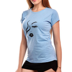 T-shirt pour femme, nouveau style 2026, col rond, manches courtes, matière douce, séchage rapide, respirant - Product Image 5