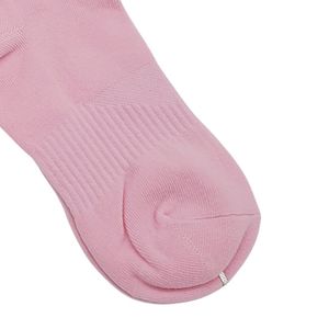 Chaussettes ras du cou pour femme rose et vertes, brodées de lettres grecques, chaussettes de mode en tricot extensible, décontractées, pour le sport et les activités quotidiennes - Product Image 5