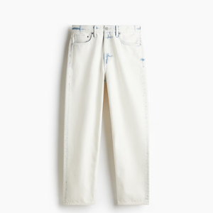 Jeans décontractés amples en denim de Houston pour hommes et femmes – Pantalon tendance streetwear urbain à jambe large - Product Image 2