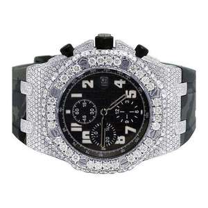 Customize Luxury Lab Grown Mechanical ETA Movement Alloy <b>Case</b> Rubber Band Analog Display Unisex <b>Watch</b> for Resale - Product Image 1