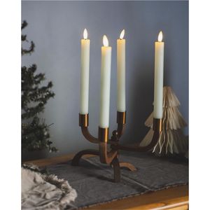 Candelabro Metálico Elegante de 4 Brazos, Plateado, Centro de Mesa, Portavelas de Lujo para Bodas, Decoración del Hogar, Suministros para Hostelería, Venta al Por Mayor - Product Image 6