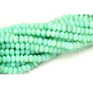 Cuentas de Ópalo Verde Parrot en Forma de Rondelle: Gemas Lisas para Joyería y Artesanía - Product Image 5