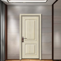 Poignées de porte intelligentes modernes en MDF personnalisées en gros, poignées moulées en PVC pour portes d'entrée intérieures/extérieures, cuisine, salon, hôtel