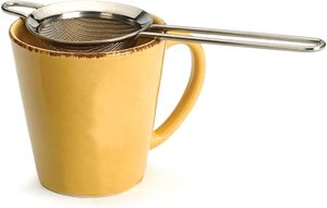 Customized Logo Stainless Steel Conical <b>Strainers</b> Mesh Sift Drain Kitchenware with Wire Handle Cheap Prices for Oil Usage - Product Image 6