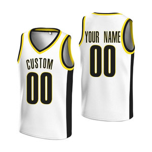 Maillot de basketball en tissu respirant, flexible, confortable, au design élégant, qualité durable, personnalisable, vente en gros - Product Image 1